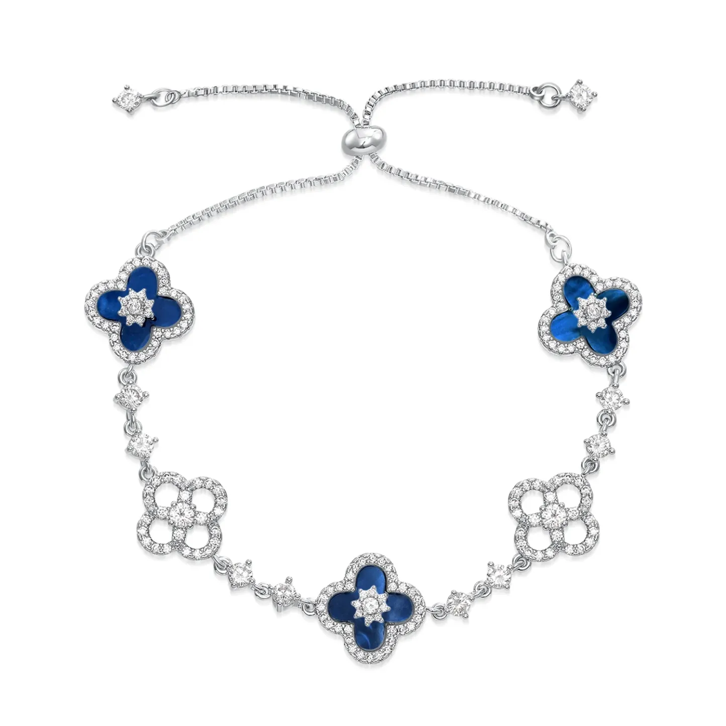 Silver Royal Blue Cleef