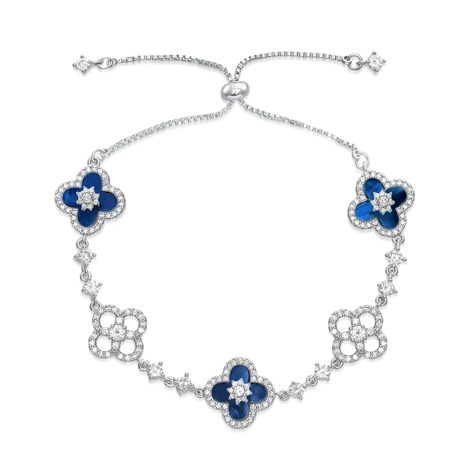 Silver Royal Blue Cleef