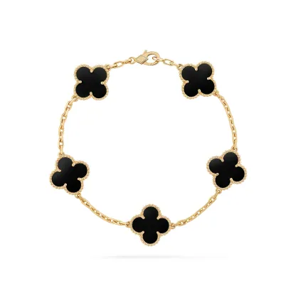 Flower Bracelet-Black