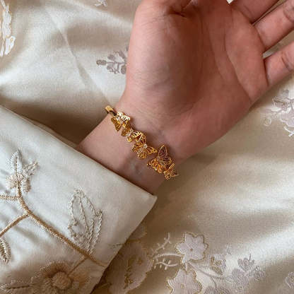 Gold Butterfly Bracelet
