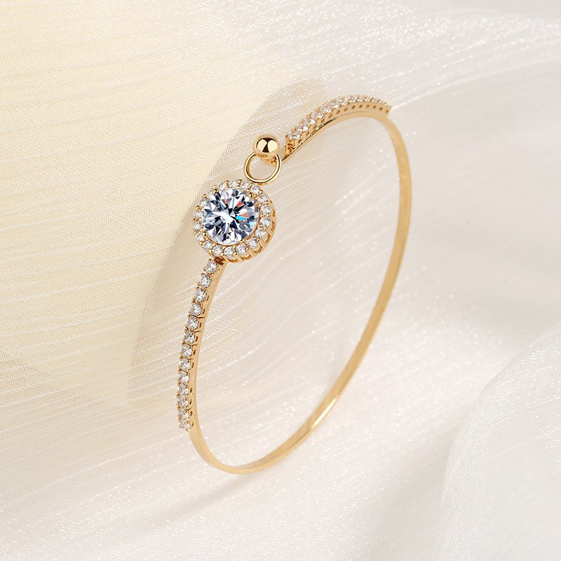 Sunflower Charm Bangle | Open-Ended Copper Bracelet for Everyday Joy