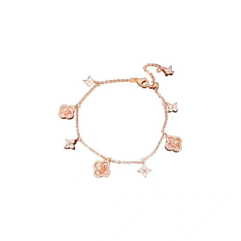Zircon Clover Bracelet