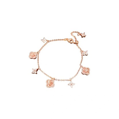 Zircon Clover Bracelet