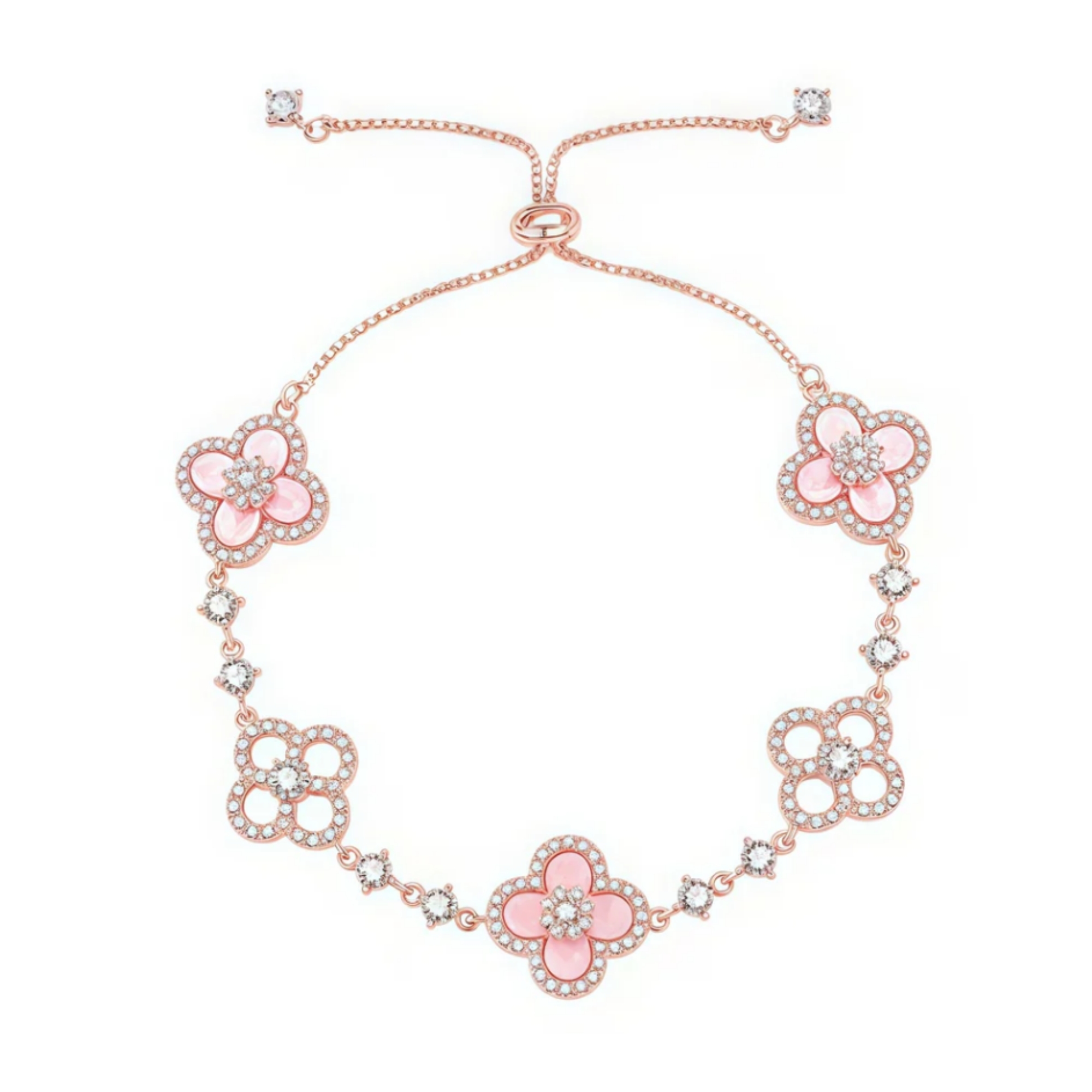 Clover Rose Gold Bracelet