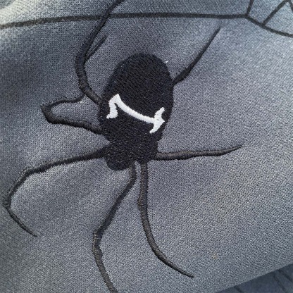 HXH Phantom Troupe Cobweb Embroidery Hoodie Hunter X Hunter Embroidery Sweatshirt for Anime Fans Sweatshirt Men Women Graphic Outwear Menswear Tops