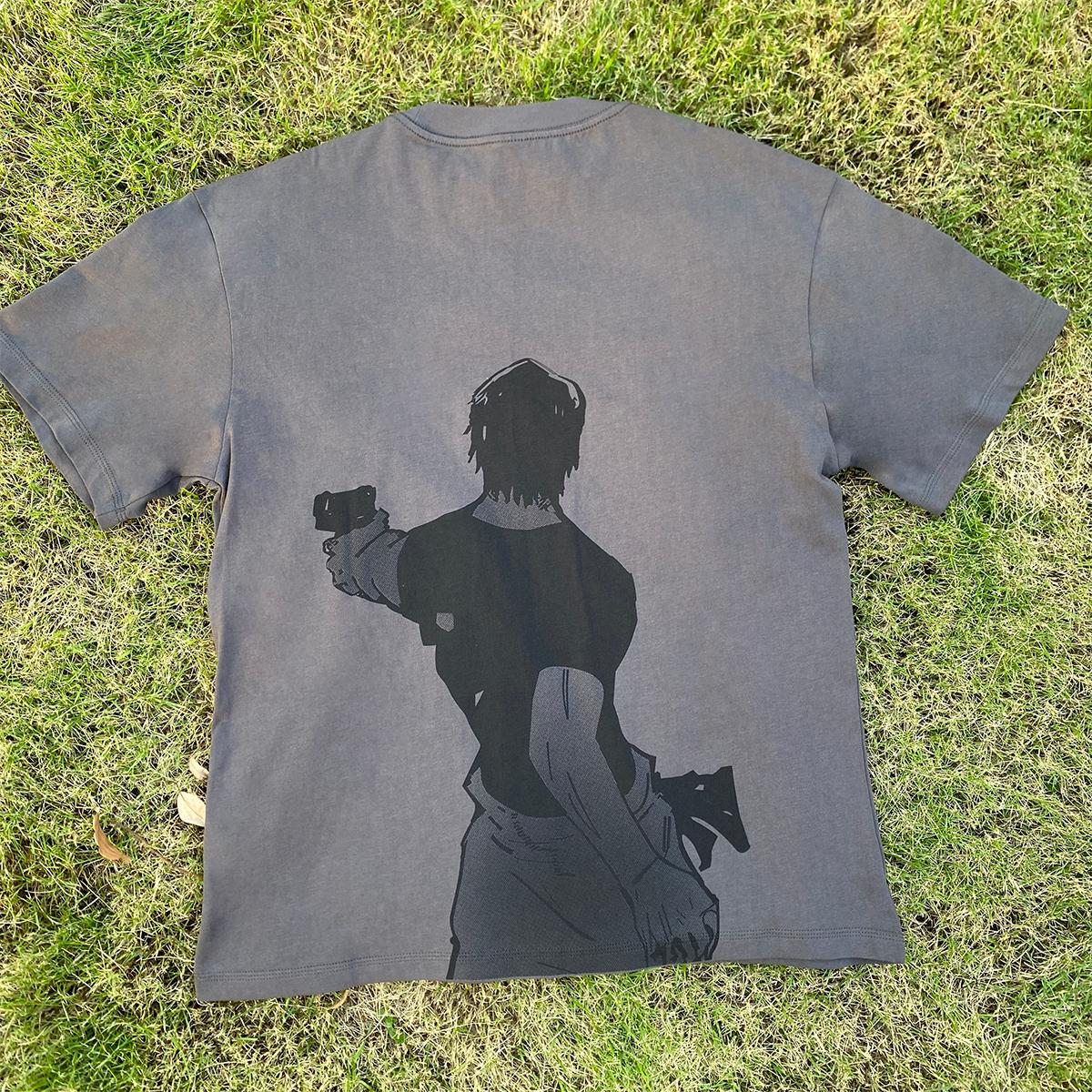 Toji and Amanai T-shirt Anime Manga Tee Jujutsu Kaisen T-shirt Streetwear Tee Menswera Round Neck Casual Shirt-JJK Menswear Top