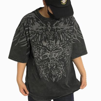 Berserk Tee Summer Unisex Printed Short Sleeve Top LooseCasual Comfortable Suitable for Daily Wear