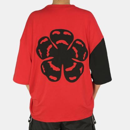 Black Clover Asta's demon Anime Double Printed Oversize Lightweight T-Shirt Unisex Printed Cool Tee Summer Street Clothing