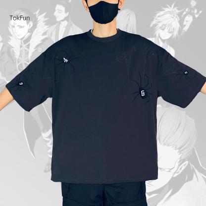 Phantom Troupe Tee Embroidery Print Hunter X Hunter Sweatshirt Anime HxH Casual Shirt Comics Unisex Fashion Wear Daily High-End Clothes