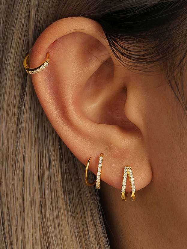 S925 Sterling Silver Torsion Bar Earrings-Olarajewelry