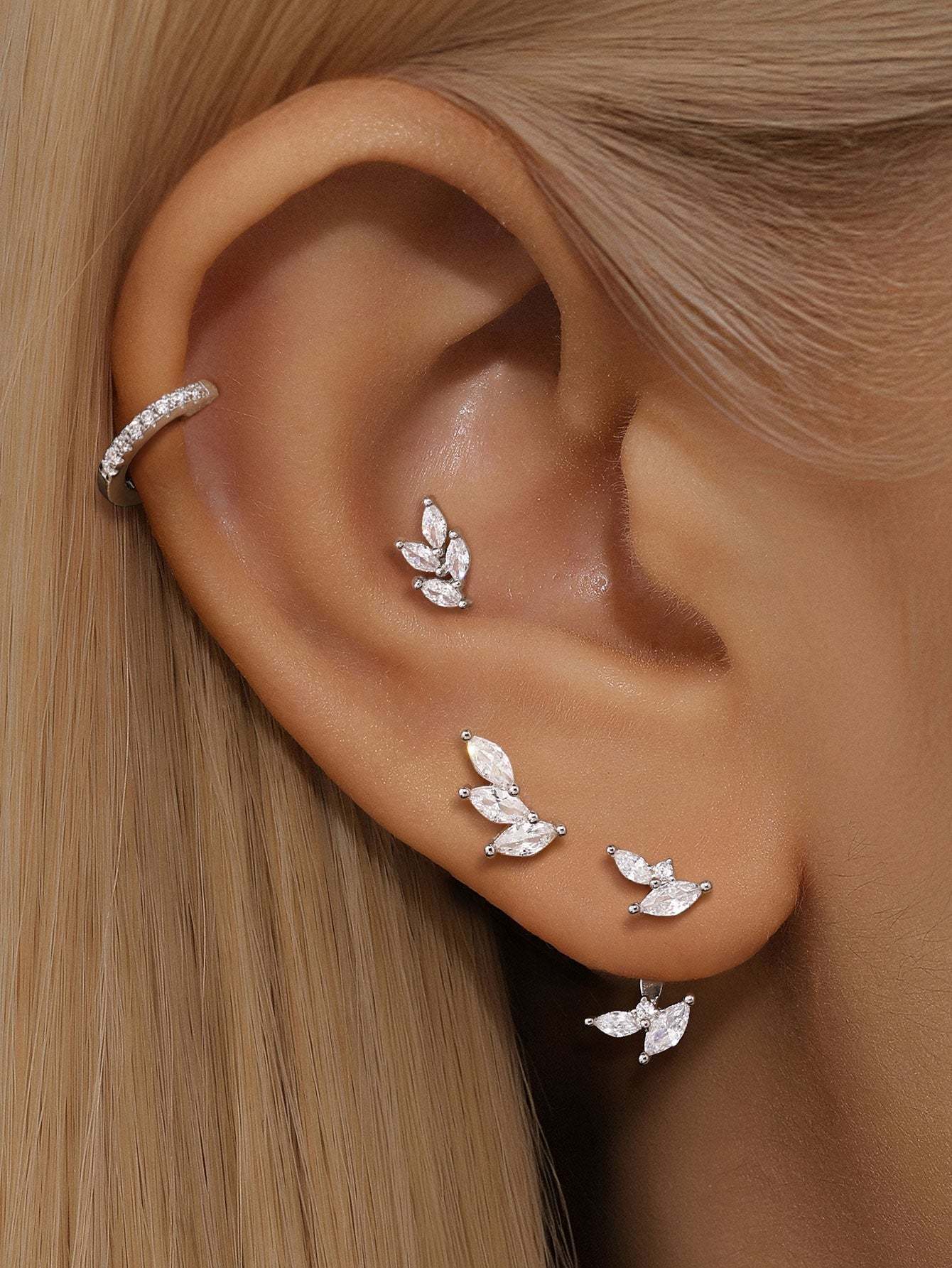 S925 Leaf Simple Fashion Earrings-Olarajewelry