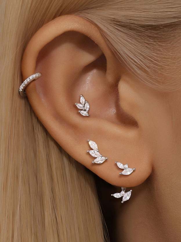 S925 Leaf Simple Fashion Earrings-Olarajewelry