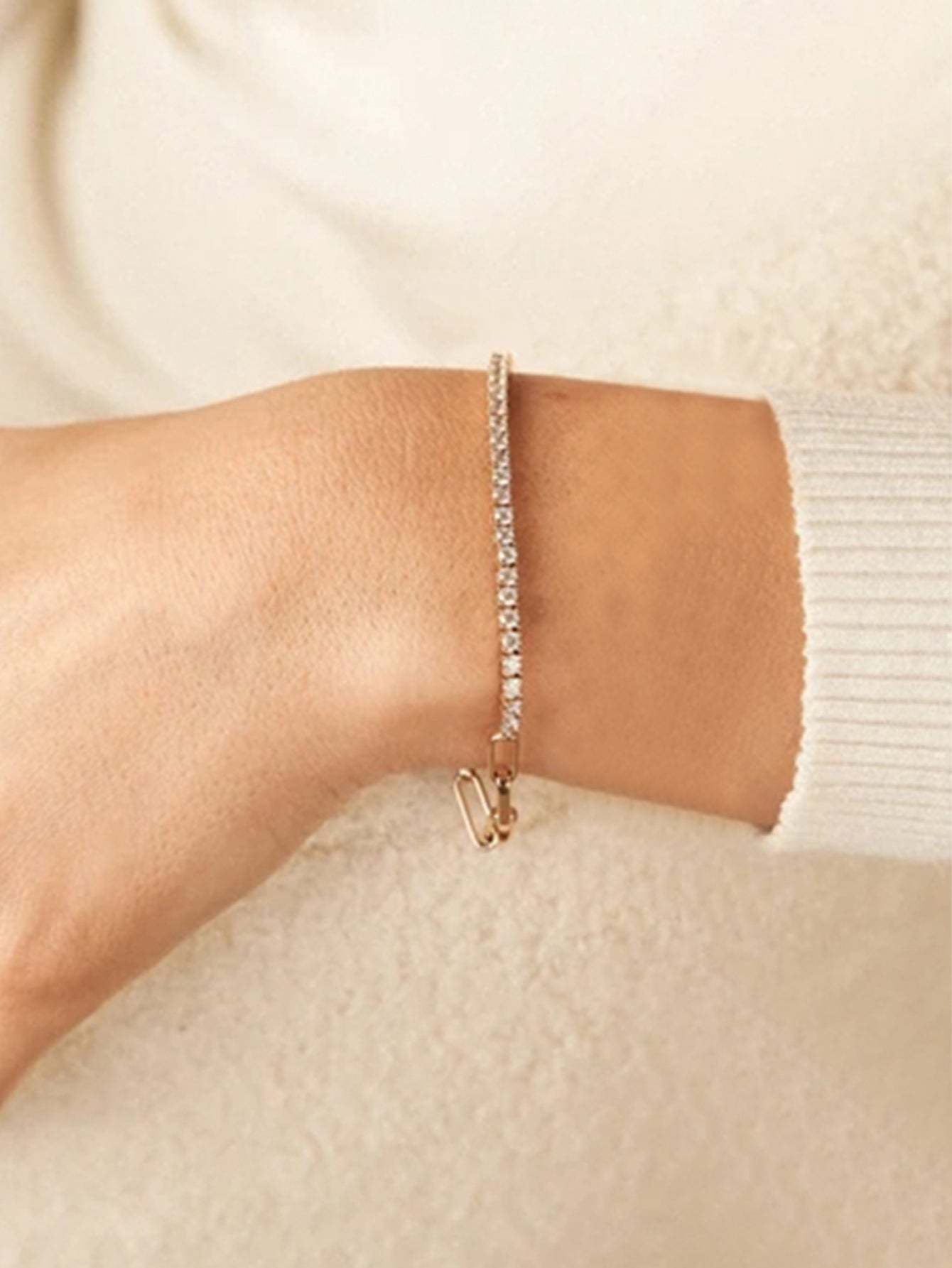 S925 Half Tennis Bracelet-Olarajewelry