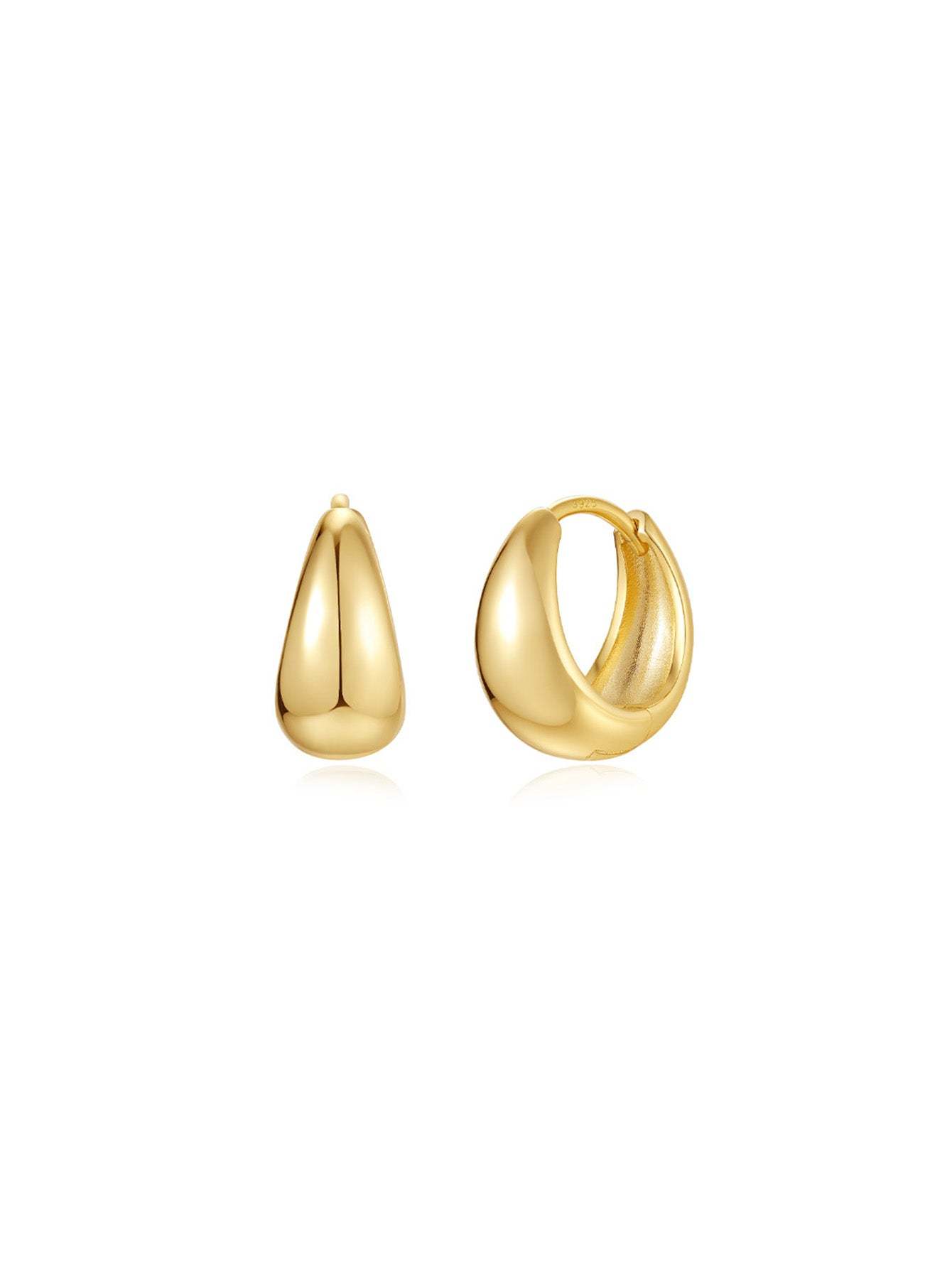 Classic Glossy Drop Earrings-Olarajewelry