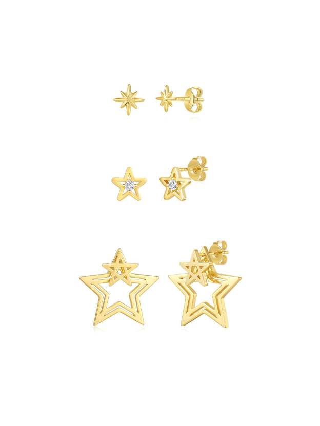 Elegant Star Stud Earring Series-Olarajewelry