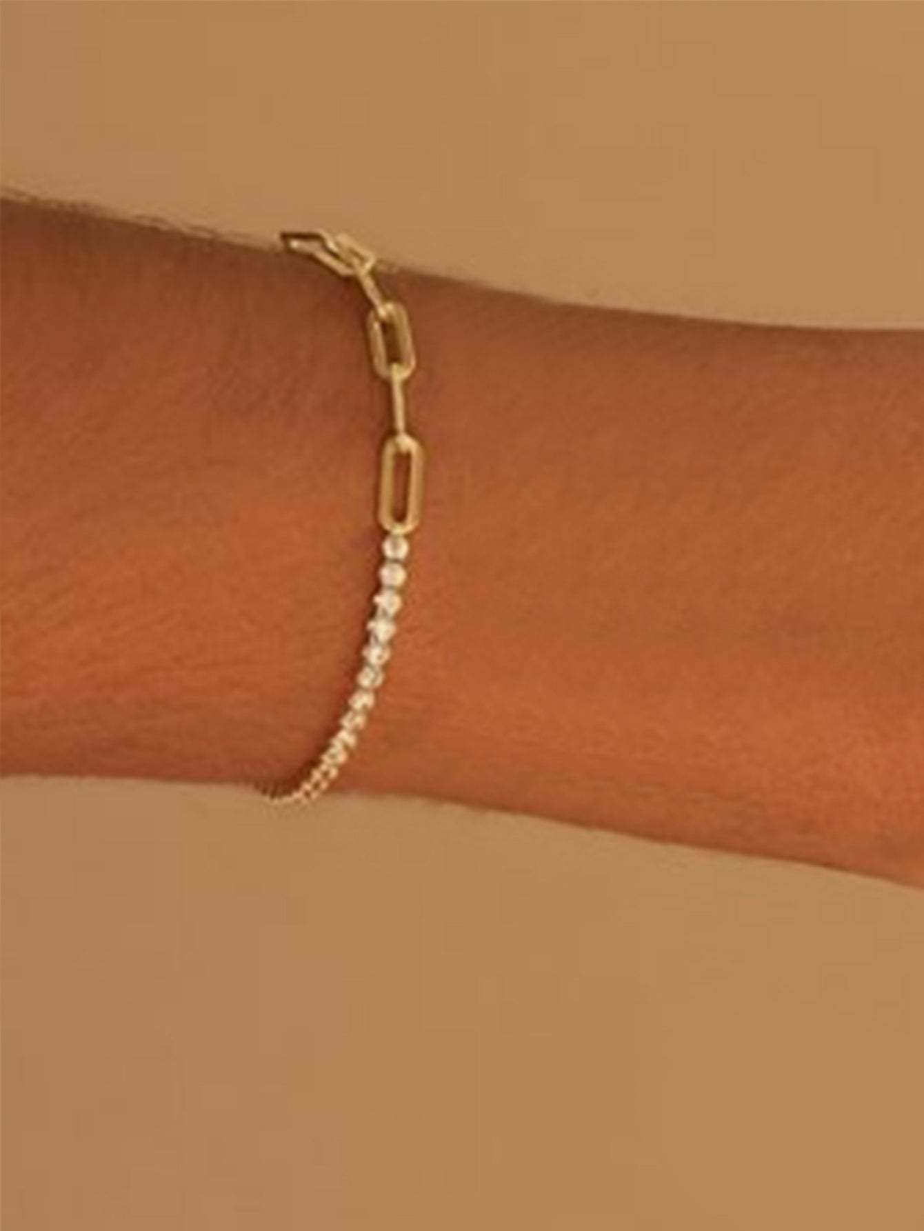 S925 Half Tennis Bracelet-Olarajewelry