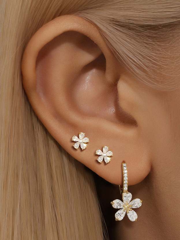 Beautiful Elegant Flower Earring Collection-Olarajewelry