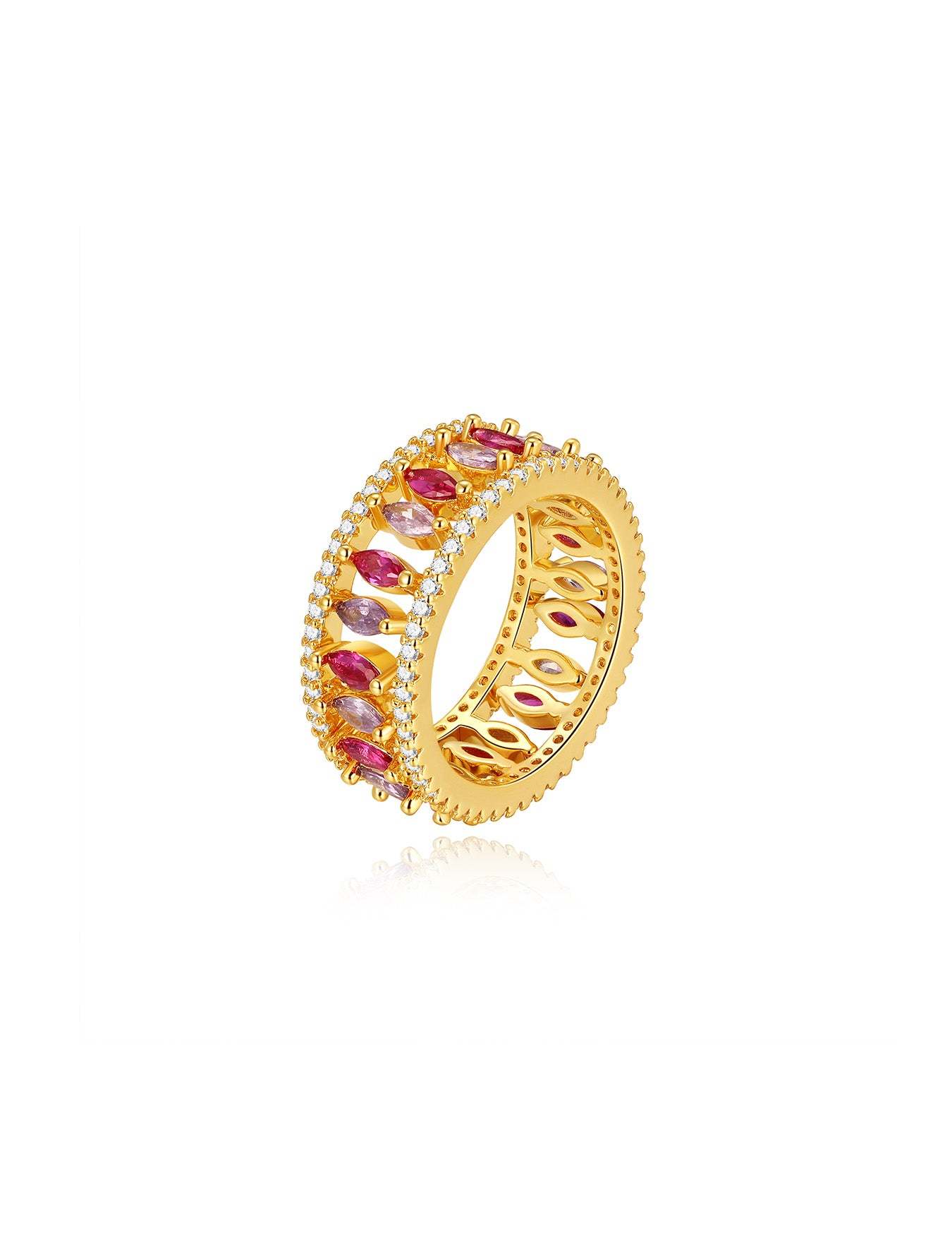 Double Romantic Sparkling Detachable Ring-Olarajewelry