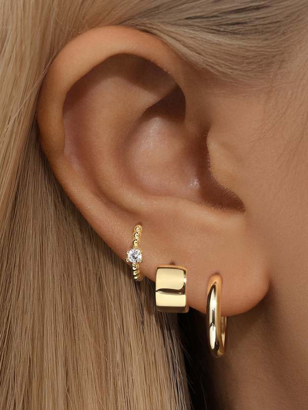 S925 Classic Ovate Hoop Earrings-Olarajewelry