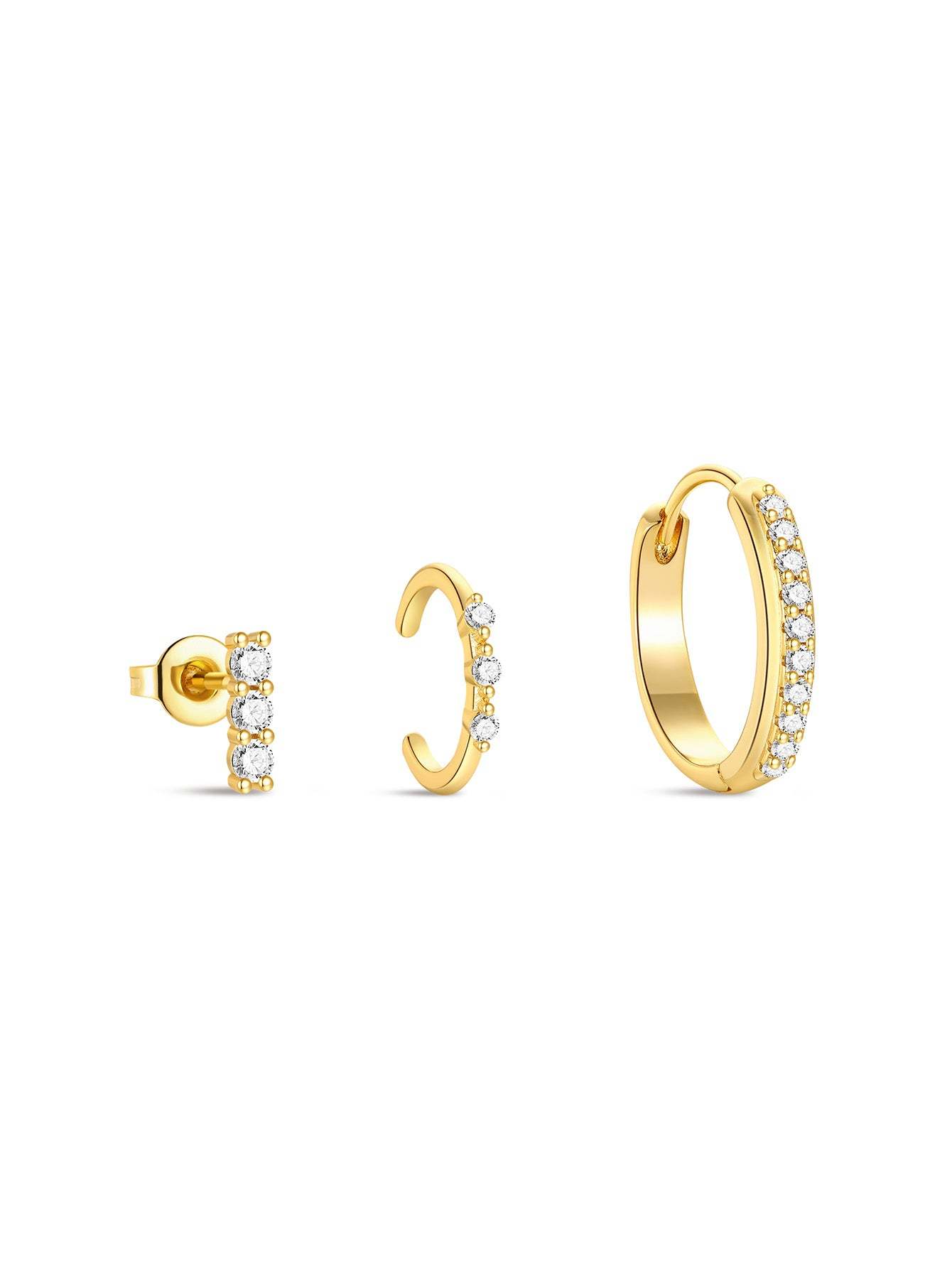 Classic Shining Zircon Earrings Series-Olarajewelry
