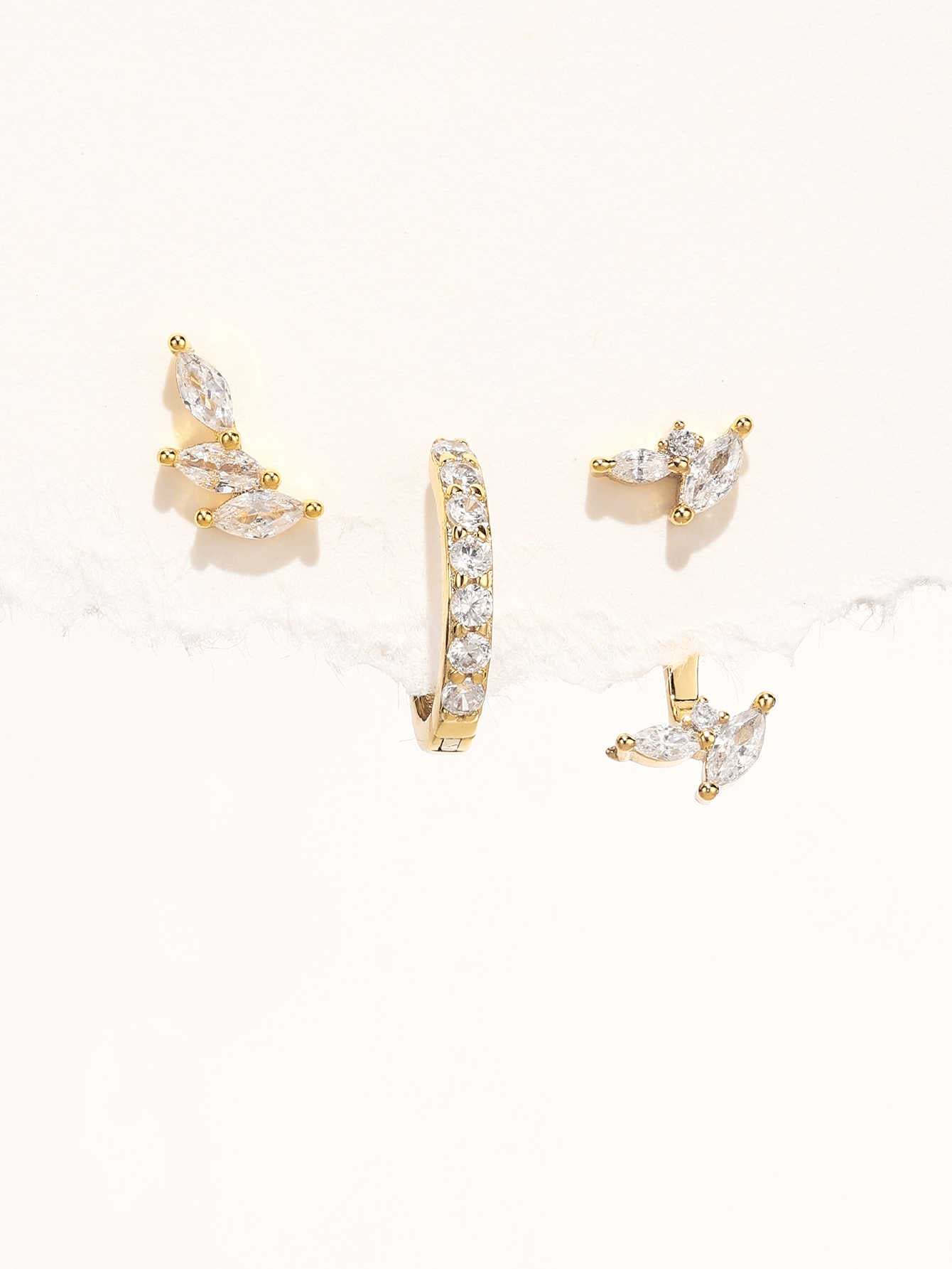 Fashion Horse Eye Zircon Earring Series-Olarajewelry