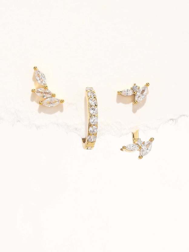 Fashion Horse Eye Zircon Earring Series-Olarajewelry