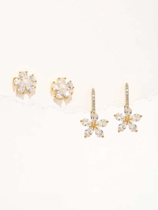 Beautiful Elegant Flower Earring Collection-Olarajewelry