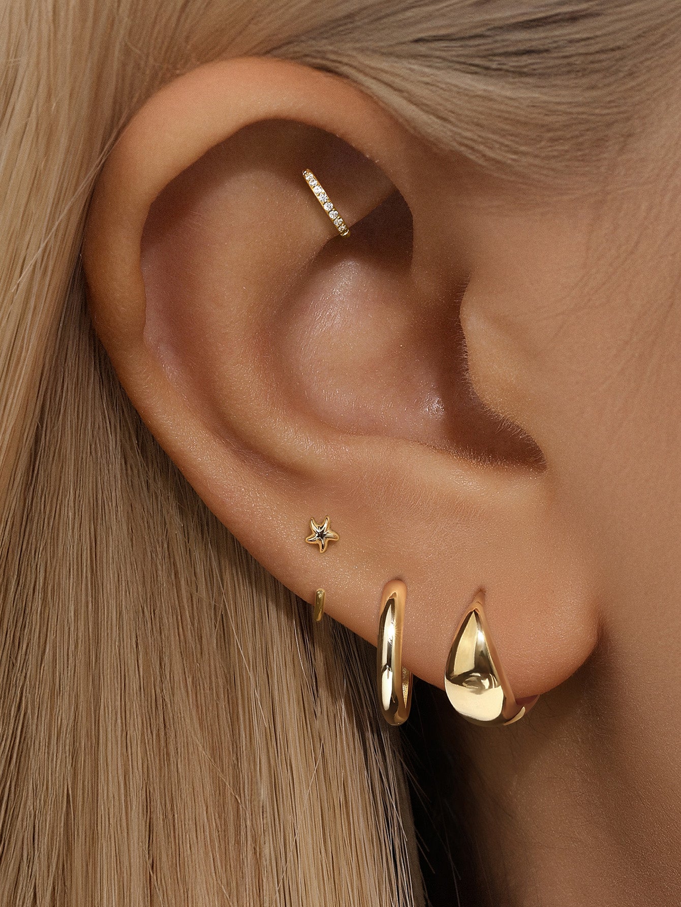 S925 Classic Ovate Hoop Earrings-Olarajewelry