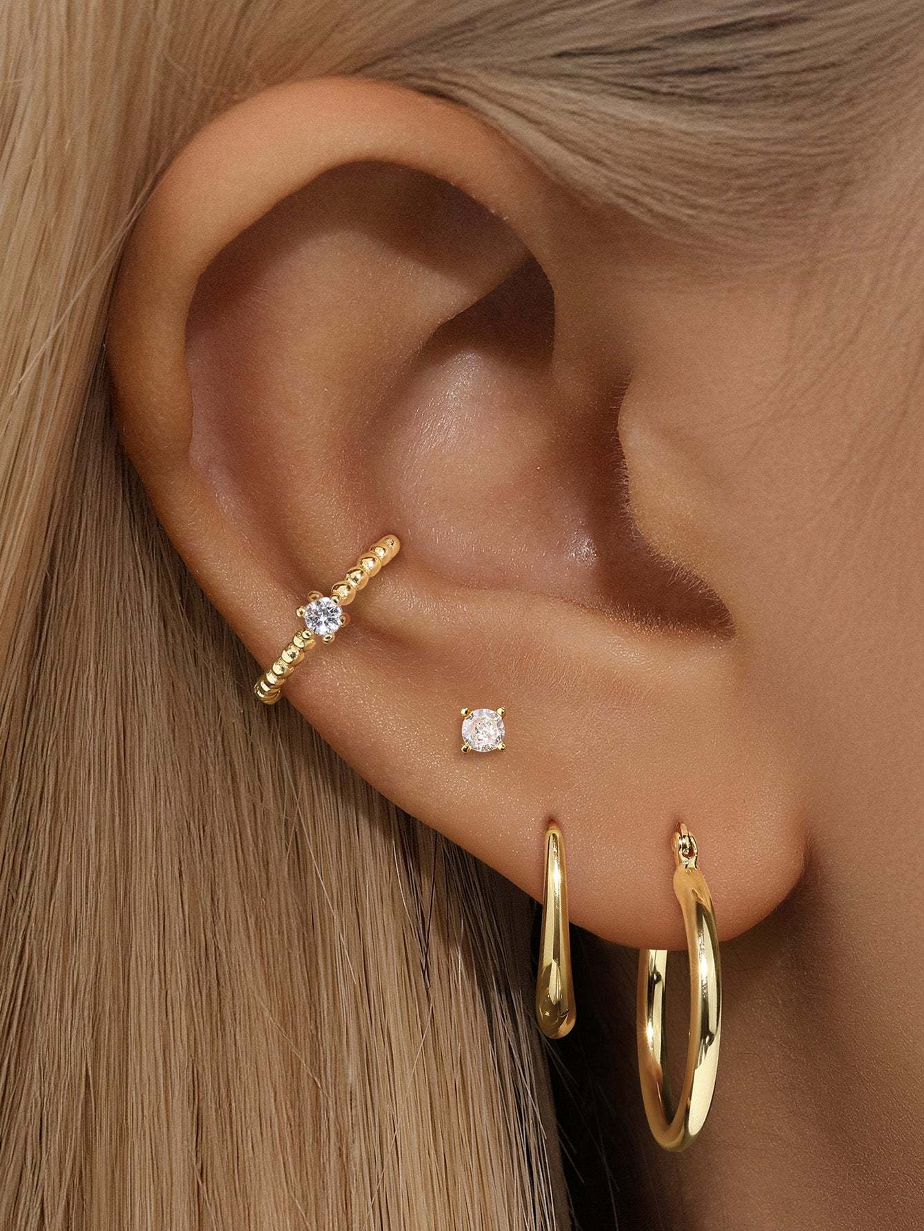 S925 Classic Tunnel Hoop Earrings Hoop Earrings-Olarajewelry