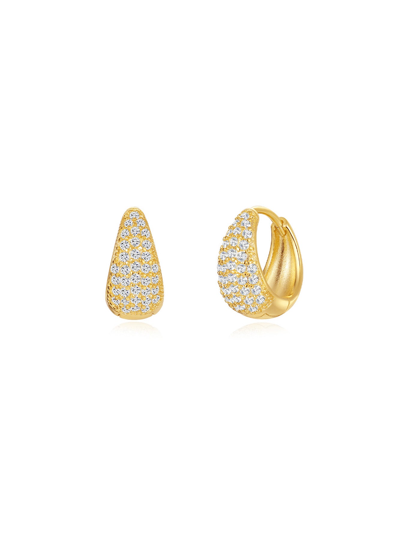 Classic Glossy Drop Earrings-Olarajewelry