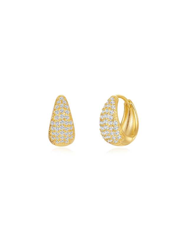 Classic Glossy Drop Earrings-Olarajewelry
