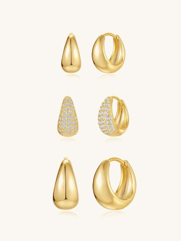 Classic Glossy Drop Earrings-Olarajewelry
