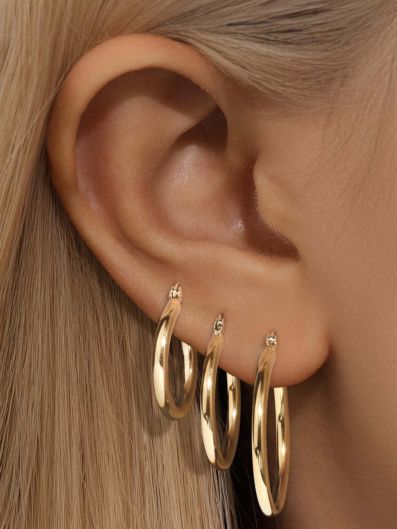 S925 Classic Tunnel  Hoop Earrings Hoop Earrings-Olarajewelry