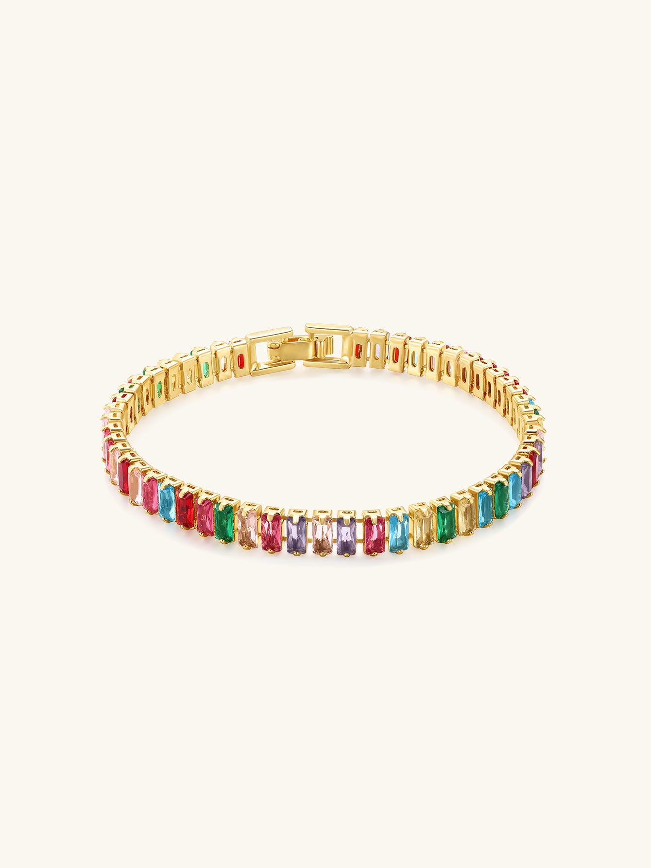 S925 Passionate colored zircon Bracelet-Olarajewelry