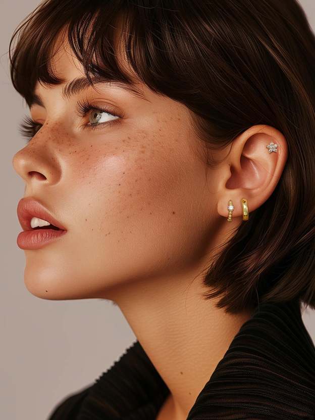 Olara Star Zircon Luxury Earring Set-Olarajewelry