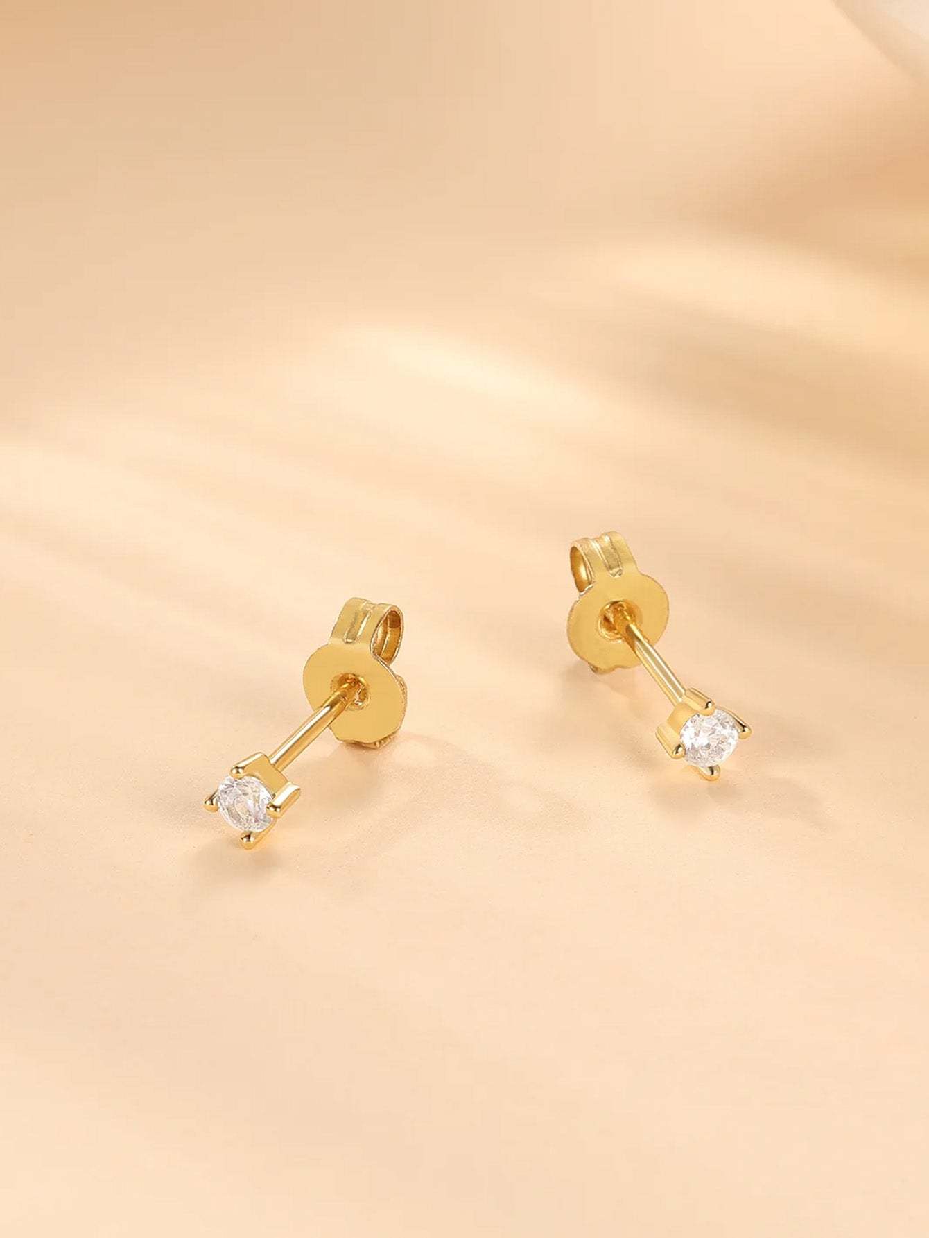 Olara Temperament All-Match Zirconia Earring Set-Olarajewelry
