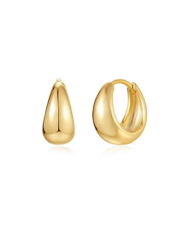 Classic Glossy Drop Earrings-Olarajewelry
