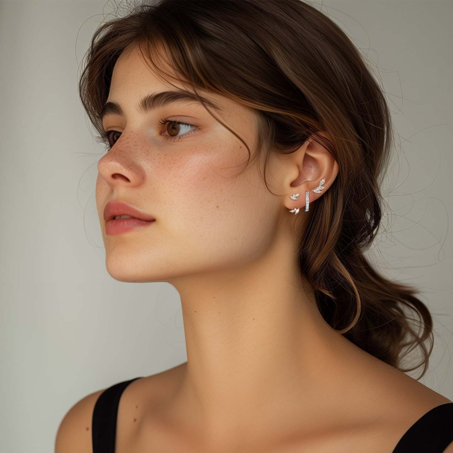Fashion Horse Eye Zircon Earring Series-Olarajewelry