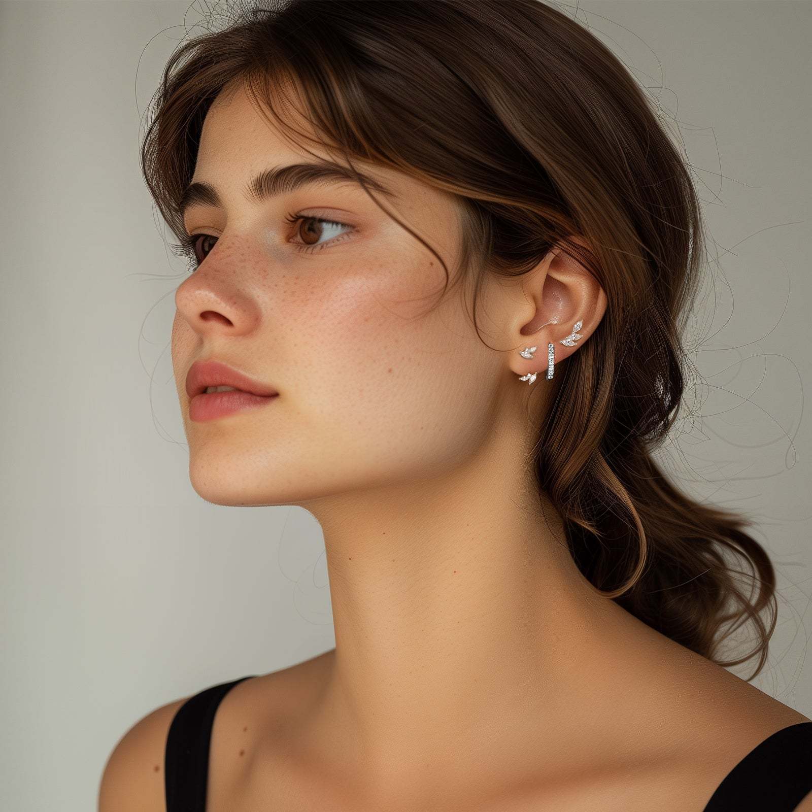 Fashion Horse Eye Zircon Earring Series-Olarajewelry