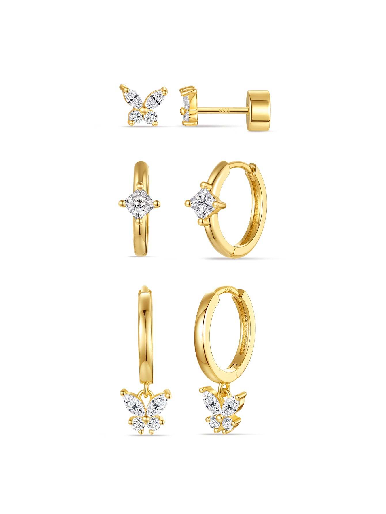 Flying Butterfly Pendant Earring Series-Olarajewelry