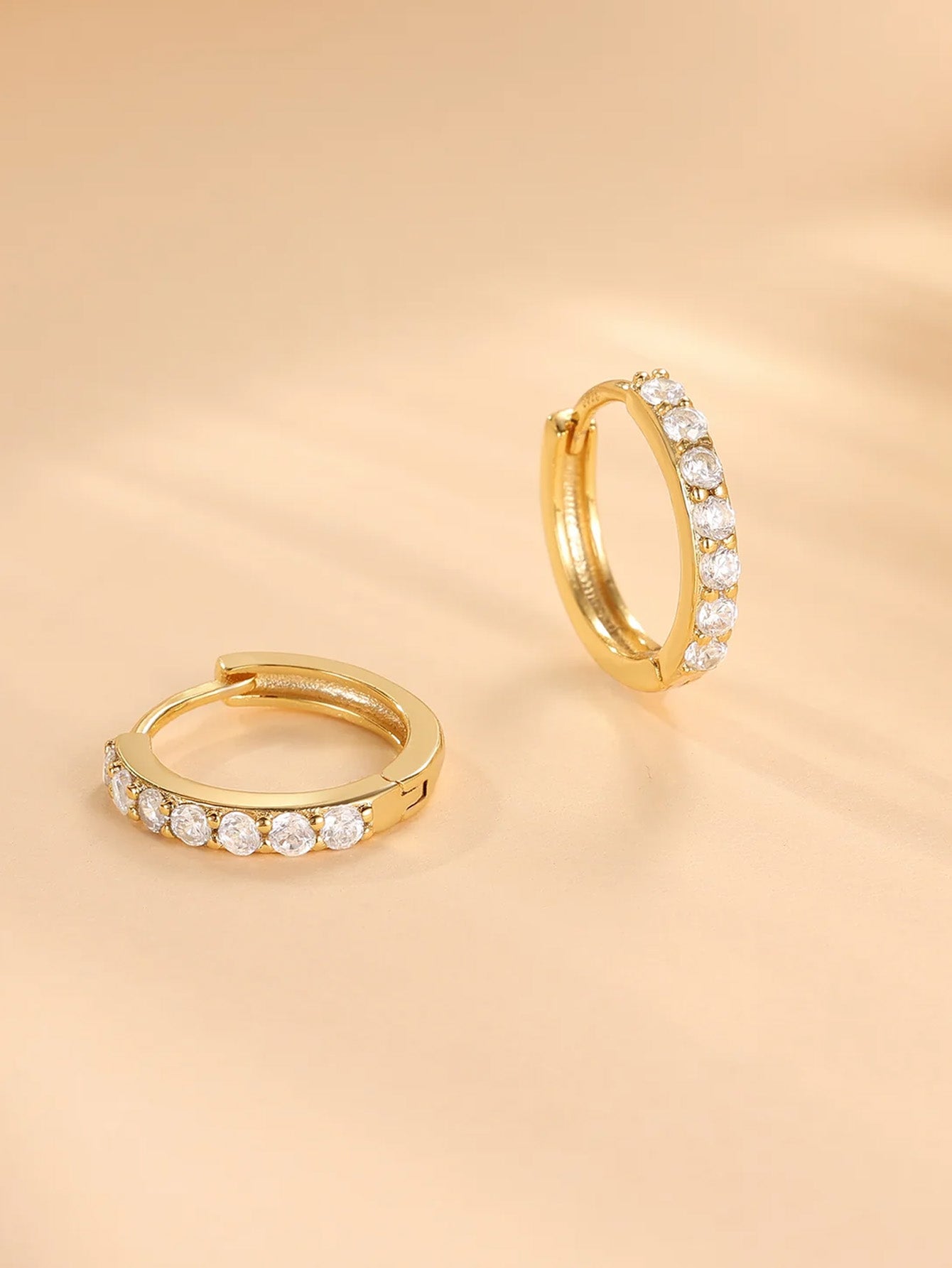 Olara Temperament All-Match Zirconia Earring Set-Olarajewelry