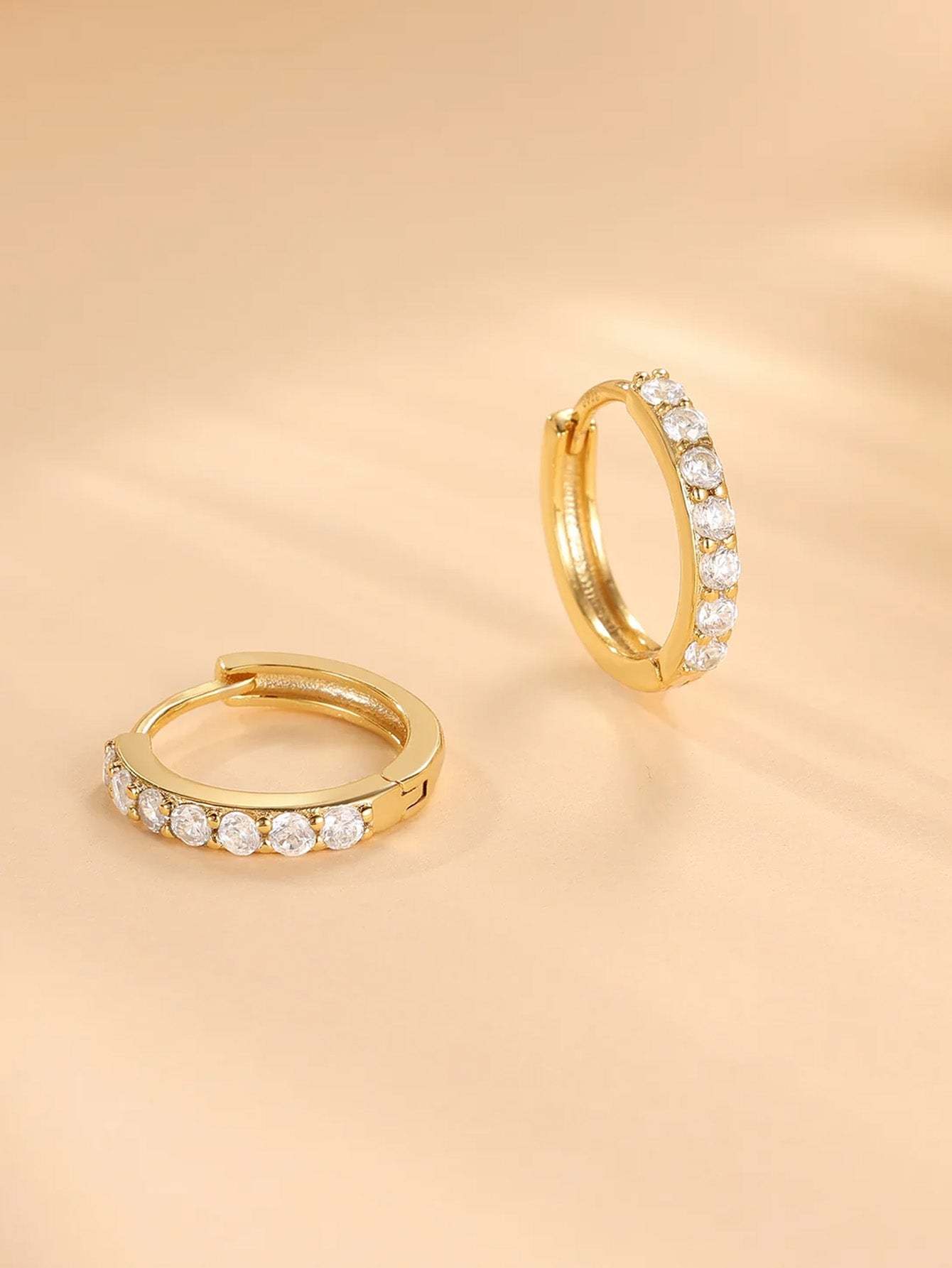 Olara Temperament All-Match Zirconia Earring Set-Olarajewelry