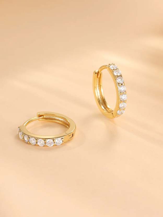 Olara Temperament All-Match Zirconia Earring Set-Olarajewelry
