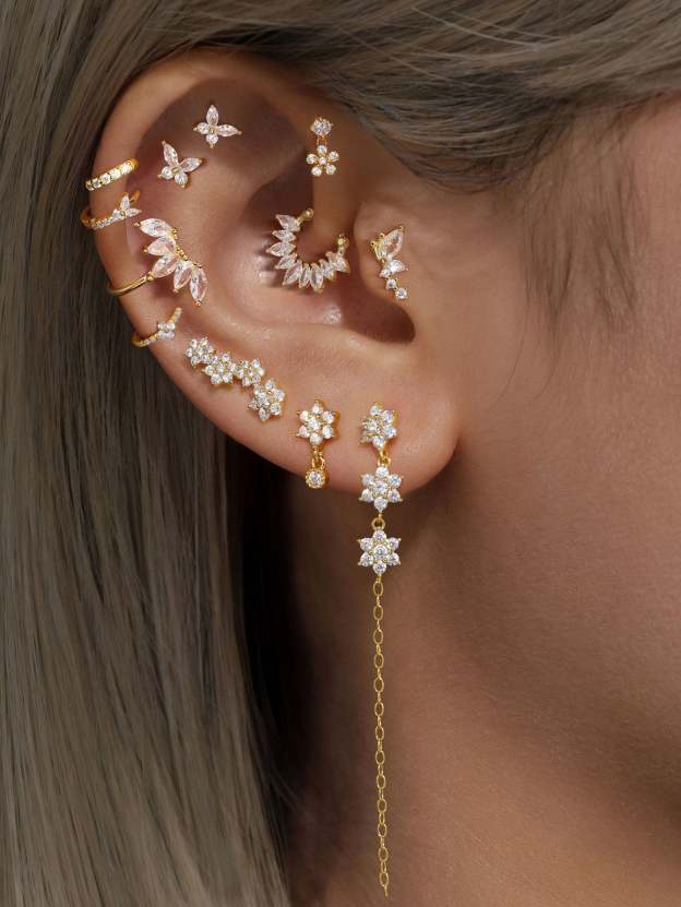 Olara Flower Zircon Fashion All Match Series-Olarajewelry