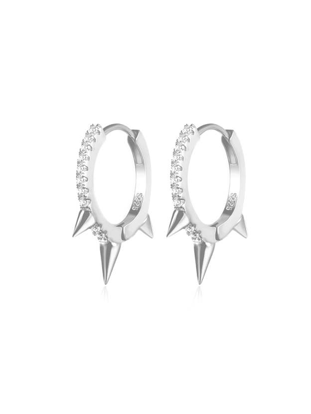 Fashion Huggies With Transparent Zircon Earring Series-Olarajewelry