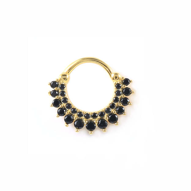 S925 Garland Zircon Daith Earring 8MM-Olarajewelry
