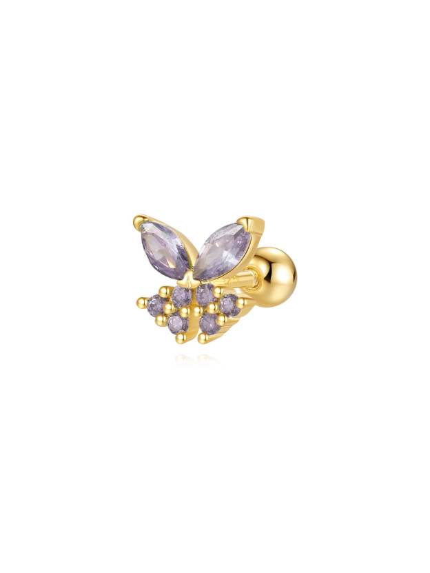 Luxe Purple Oil Drop S925 Earring Set-Olarajewelry