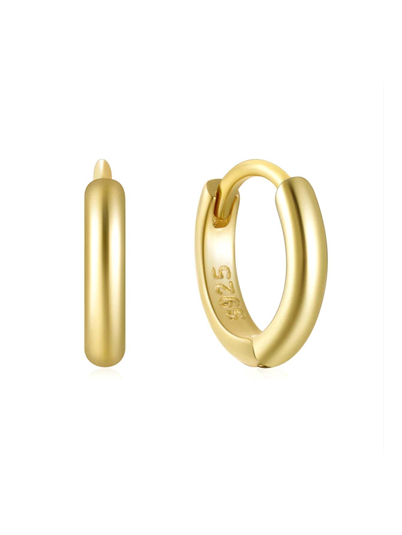 S925 Classic Sterling Silver Multi Size Daily Casual Hoop Earrings-Olarajewelry