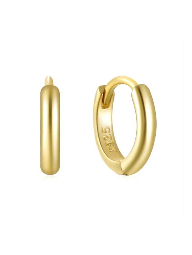 S925 Classic Sterling Silver Multi Size Daily Casual Hoop Earrings-Olarajewelry