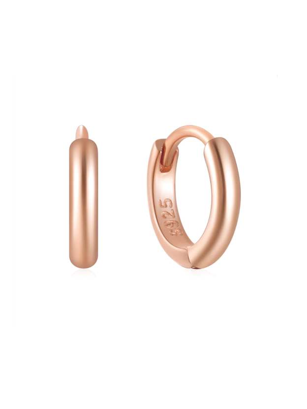 S925 Classic Sterling Silver Multi Size Daily Casual Hoop Earrings-Olarajewelry